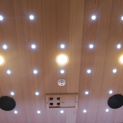 CenturaHeat Luxury Steam Traditional Indoor Sauna with Glass Door - Your Fitness Hub
