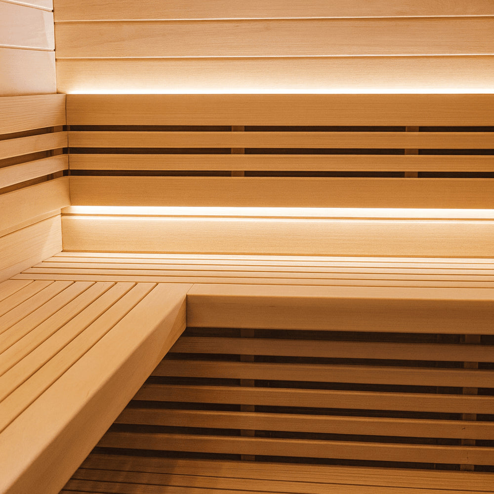 CenturaHeat - Luxury 3-4 Person Steam Indoor Sauna (No Stones)