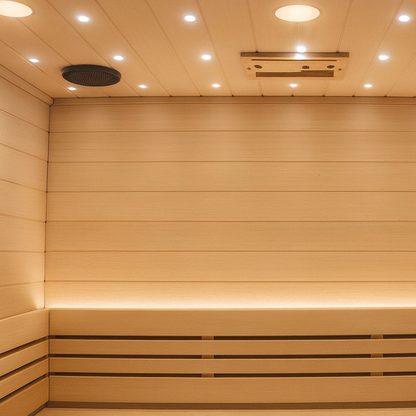 Centuraheat Luxury 3-4 Person Steam Indoor Sauna - Your Fitness Hub