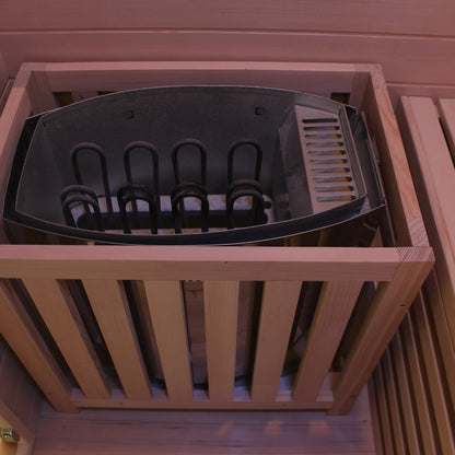 CenturaHeat - 3 Person Traditional Outdoor Sauna Room - HEAT-HS5001