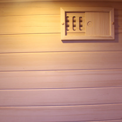 CenturaHeat - 3 Person Traditional Outdoor Sauna Room - HEAT-HS5001