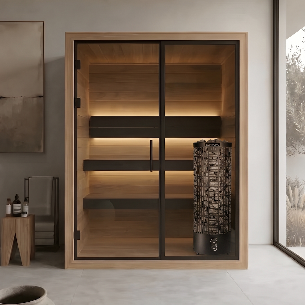 Thermo Black 150 Steam Indoor Sauna - Your Fitness Hub