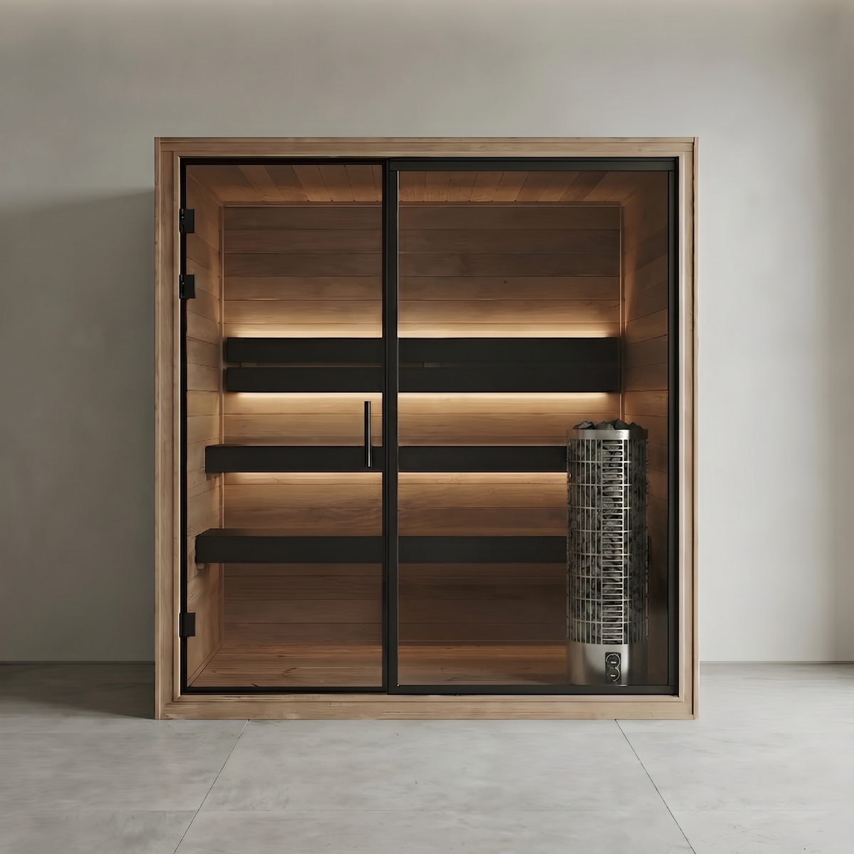 Thermo Black 220 Indoor Steam Sauna - Your Fitness Hub