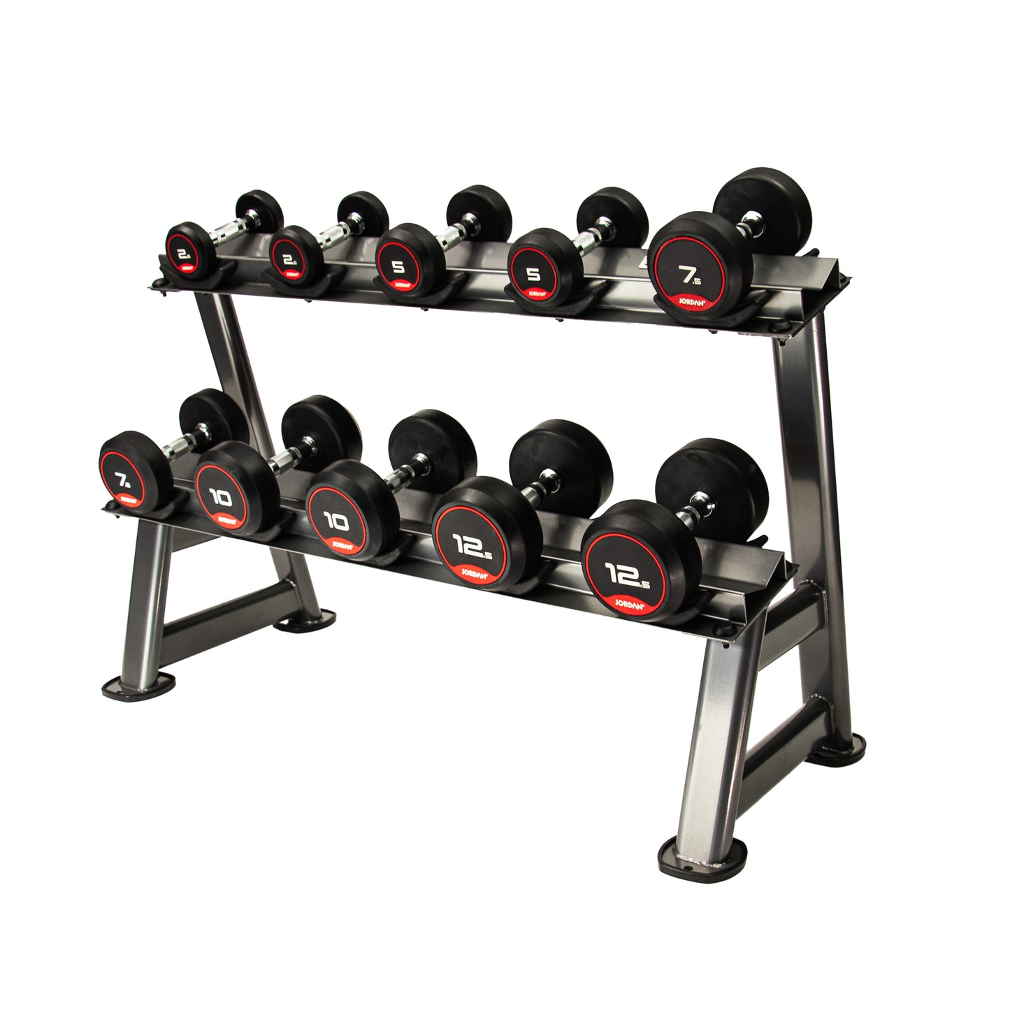 JORDAN 5 Pair Dumbbell Rack (Graphite Grey)