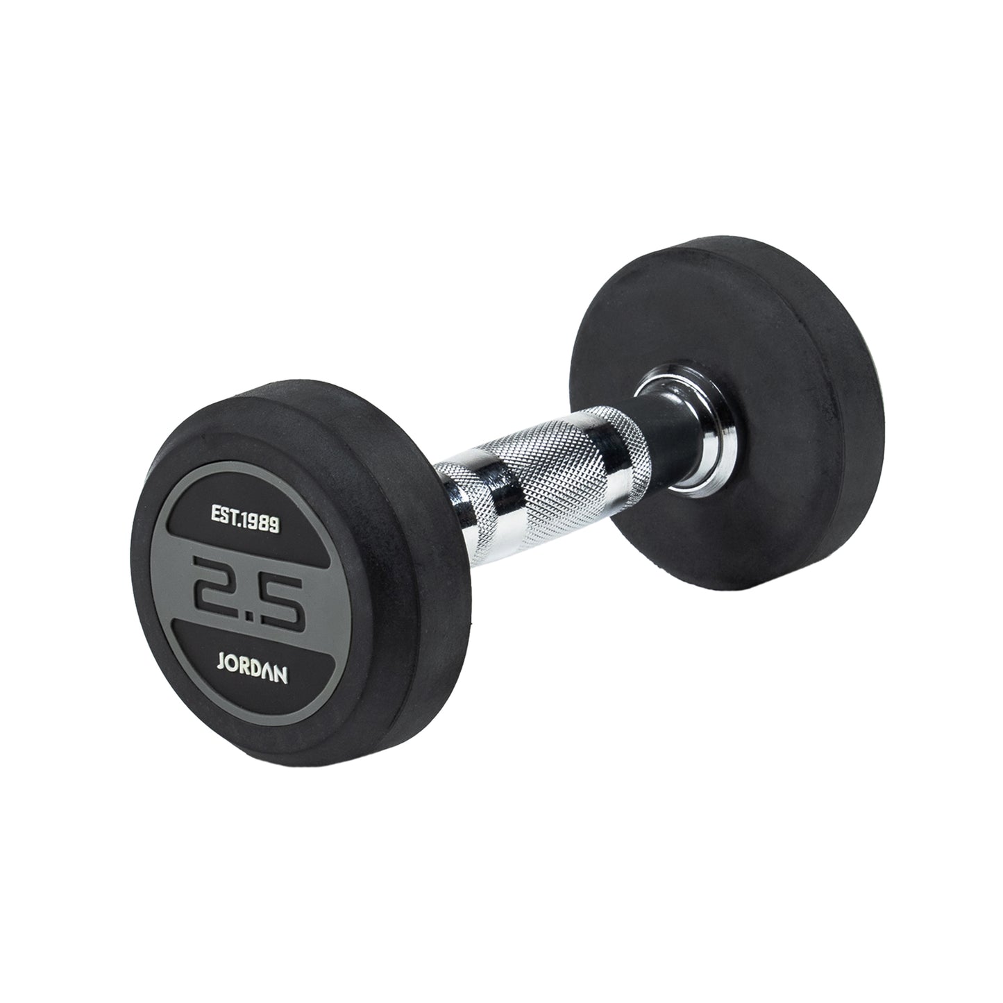 JORDAN Rubber Dumbbell Sets (Grey)