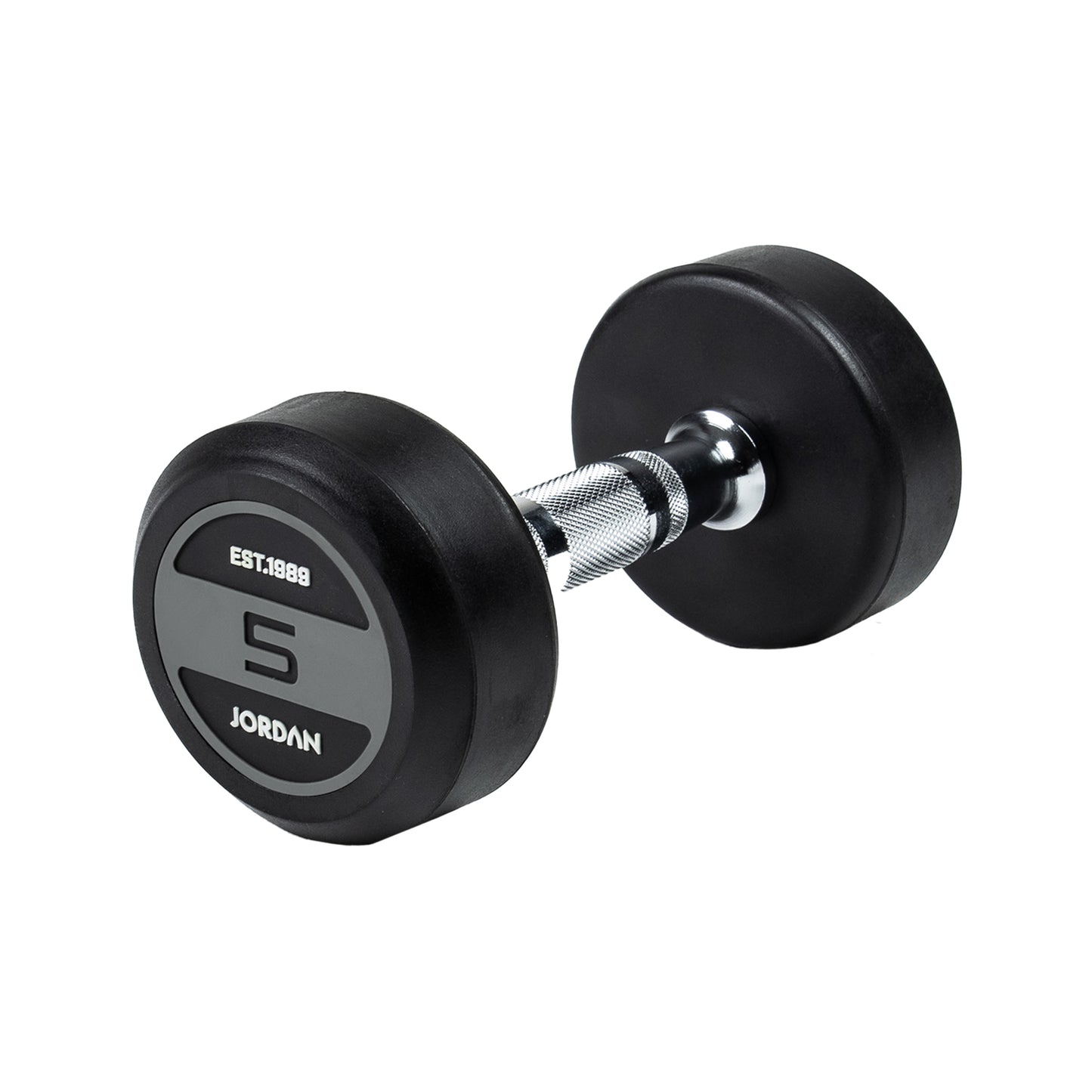 JORDAN Rubber Dumbbell Sets (Grey)