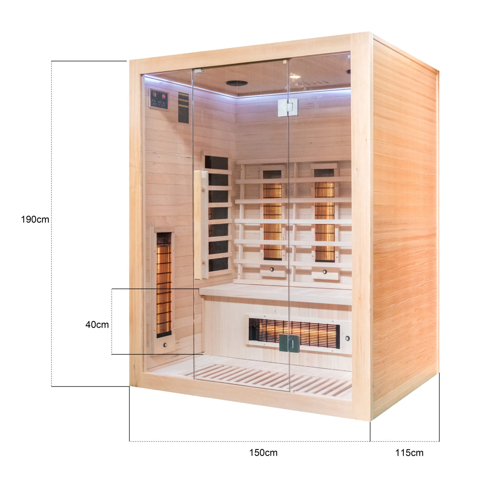 Miracle Sauna - 3 Person Far Infrared Sauna - Your Fitness Hub