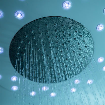 Insignia - Platinum Twin Steam Shower 1400x900mm - Chrome Frame-Mirror - Your Fitness Hub