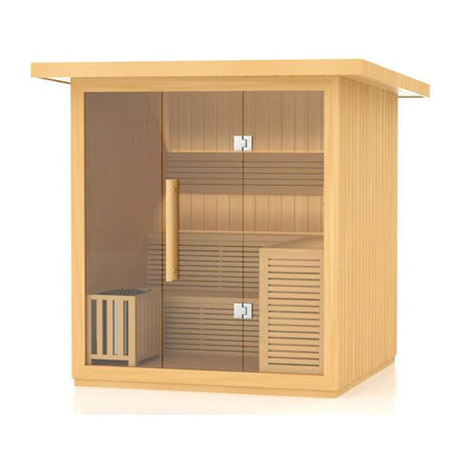 CenturaHeat - 4 Person Steam Outdoor Garden Sauna - Your Fitness Hub