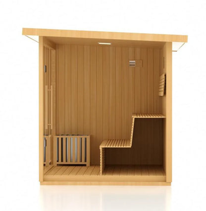 CenturaHeat - 4 Person Steam Outdoor Garden Sauna - Your Fitness Hub
