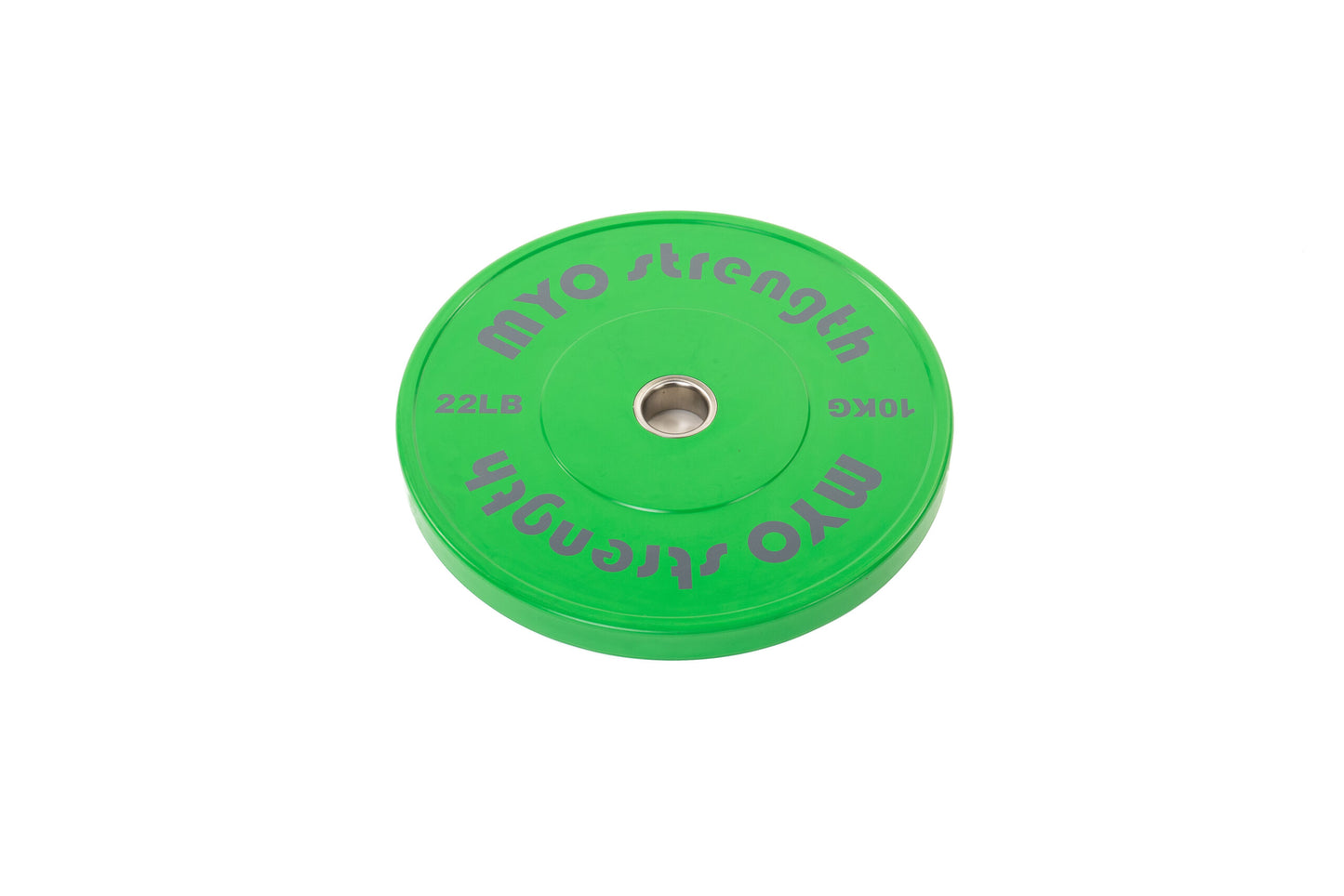 MYO Strength Olympic Solid Rubber Coloured Bumper Plates