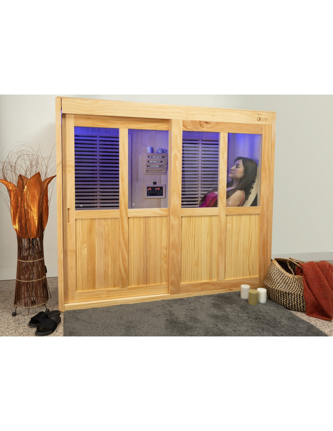 Global Relax - DHARANI S1 PLUS - FULL BODY RECLINING SAUNA