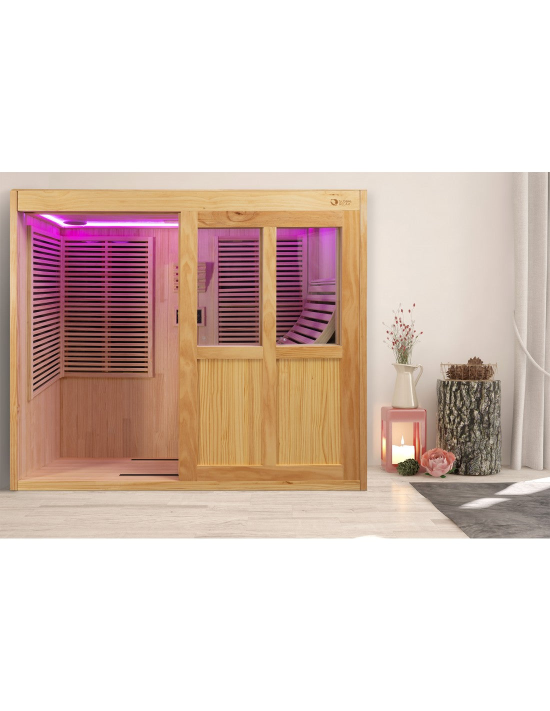 Global Relax - DHARANI S1 PLUS - FULL BODY RECLINING SAUNA