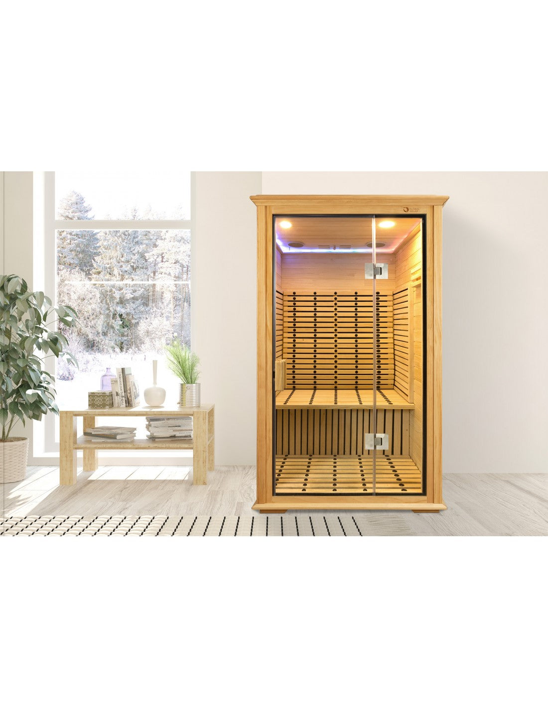 Global Relax - DHARANI S2 - Indoor Carbon Panel Sauna for 1/2 Persons