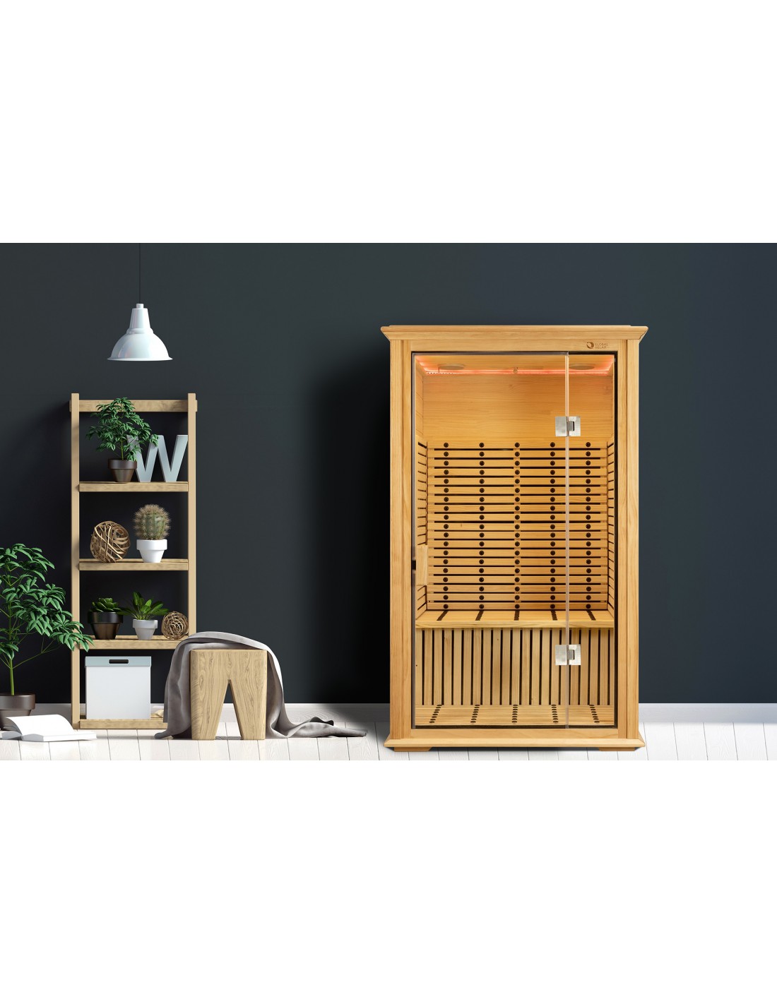 Global Relax - DHARANI S2 - Indoor Carbon Panel Sauna for 1/2 Persons