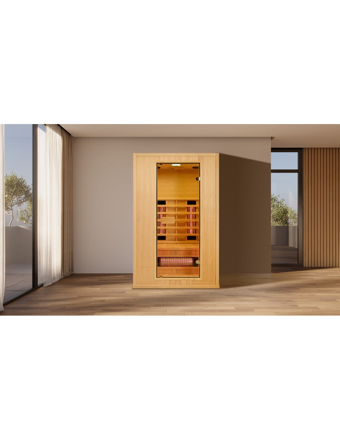 Global Relax - DHARANI S2 PREMIUM - Indoor Infrared Sauna For 1/2 Persons