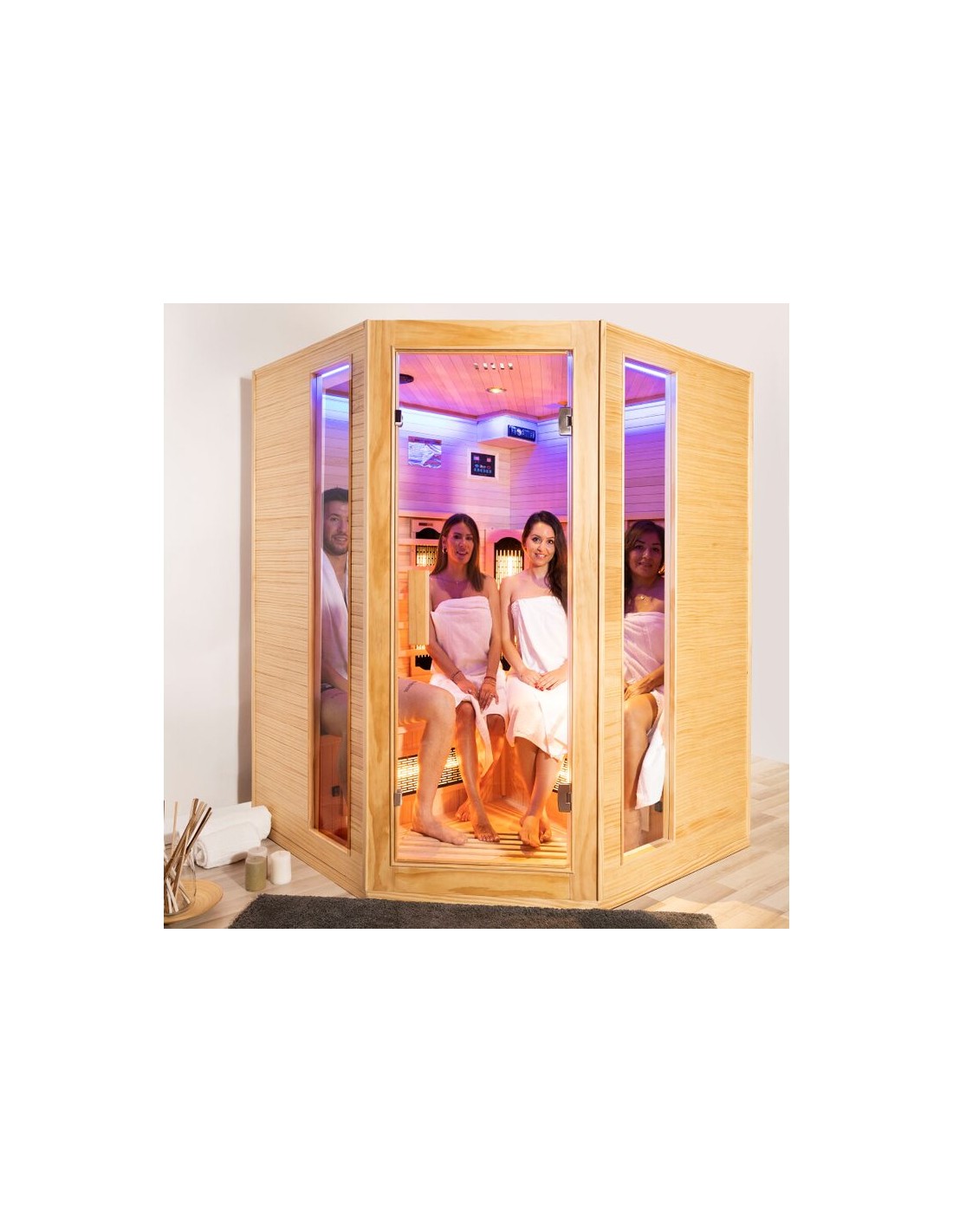 Global Relax - DHARANI S4 - FULL BODY SAUNA 4 PERSONS