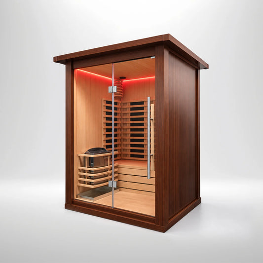 Insignia - MXOS1700 Outdoor Hybrid Sauna - Aluminium