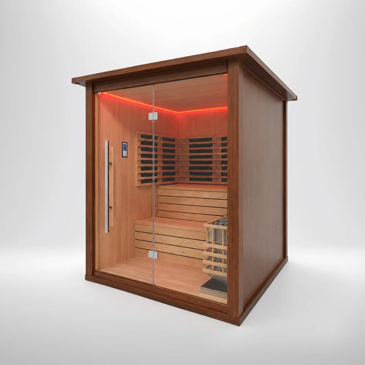 Insignia - MXOS2000 Outdoor Hybrid Sauna - Aluminium