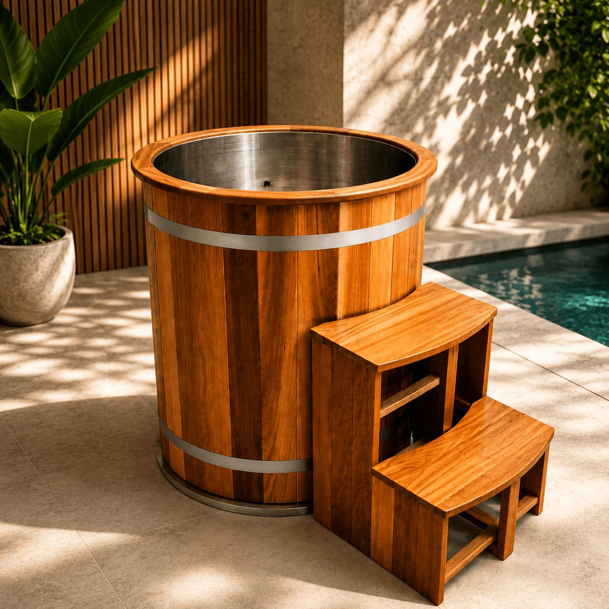 KOVE Cedar Ice Bath – Upright Cold Plunge