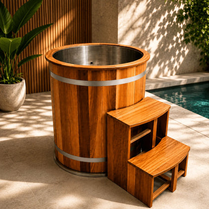 KOVE Cedar Ice Bath – Upright Cold Plunge