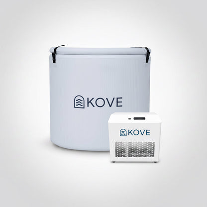 KOVE Core Ice Bath – Premium Upright Cold Plunge - Full Body Immersions - 450L (Chiller Compatible)