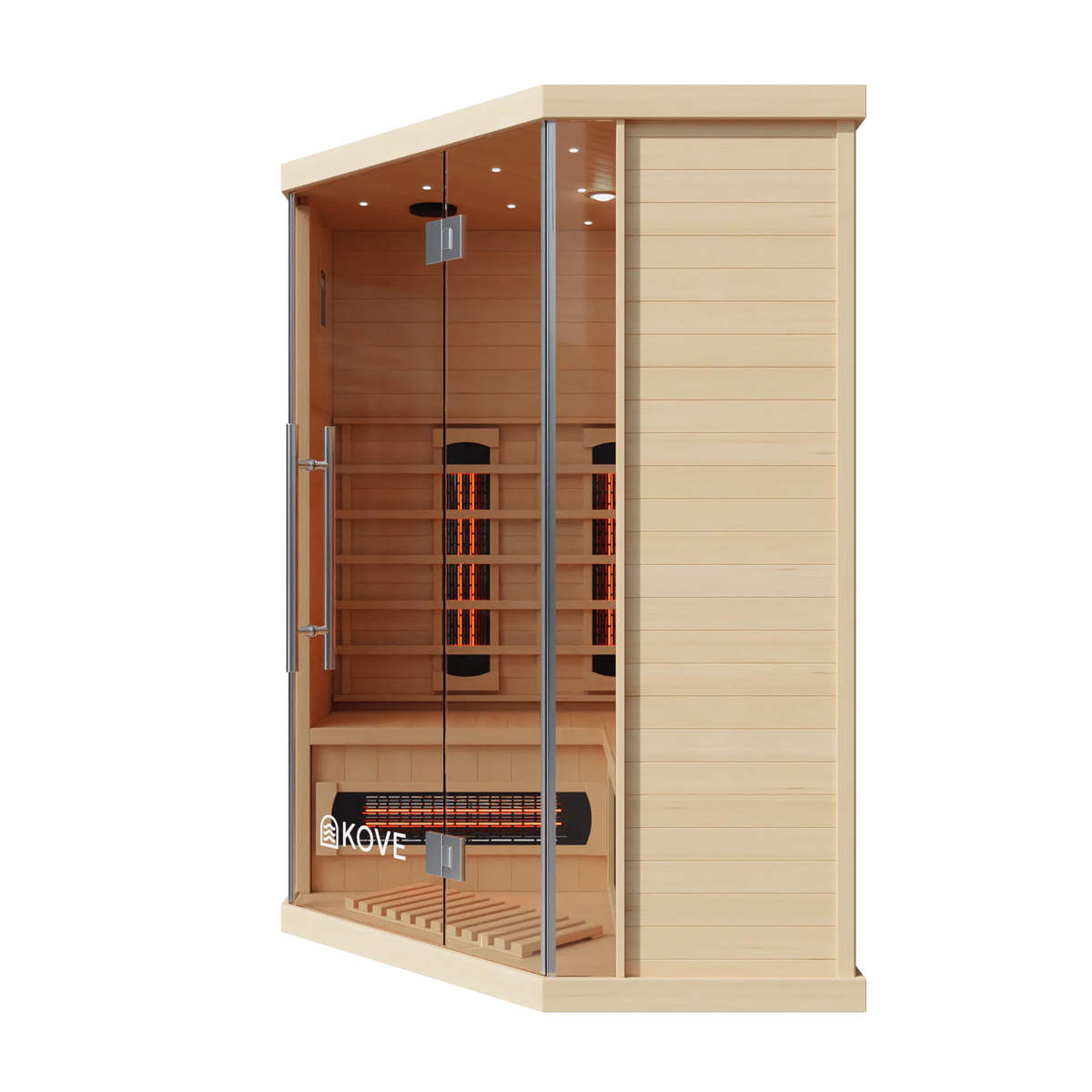 KOVE Corner Full Spectrum Infrared Sauna – 3–4 Person