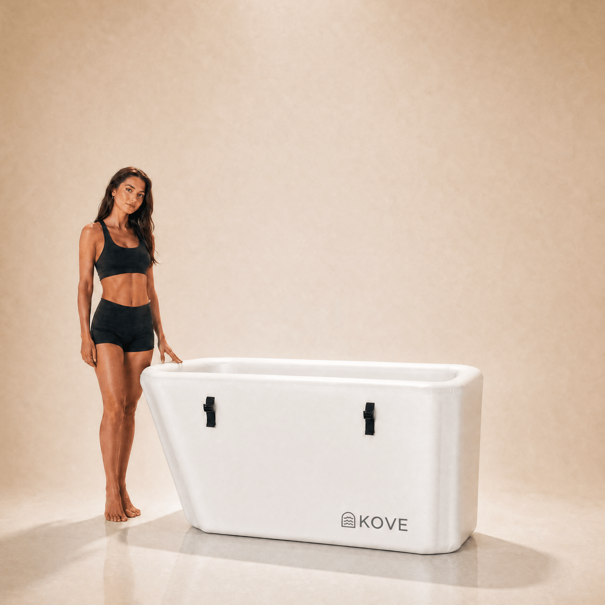 KOVE Elite Ice Bath – Premium Ergonomic Reclined Cold Plunge - Full Body Immersion - 450L (Chiller Compatible)