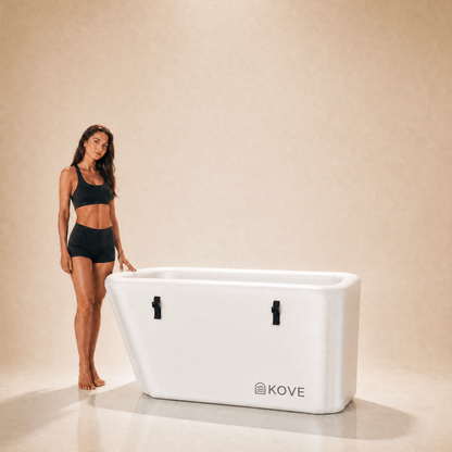 KOVE Elite Ice Bath – Premium Ergonomic Reclined Cold Plunge - Full Body Immersion - 450L (Chiller Compatible)
