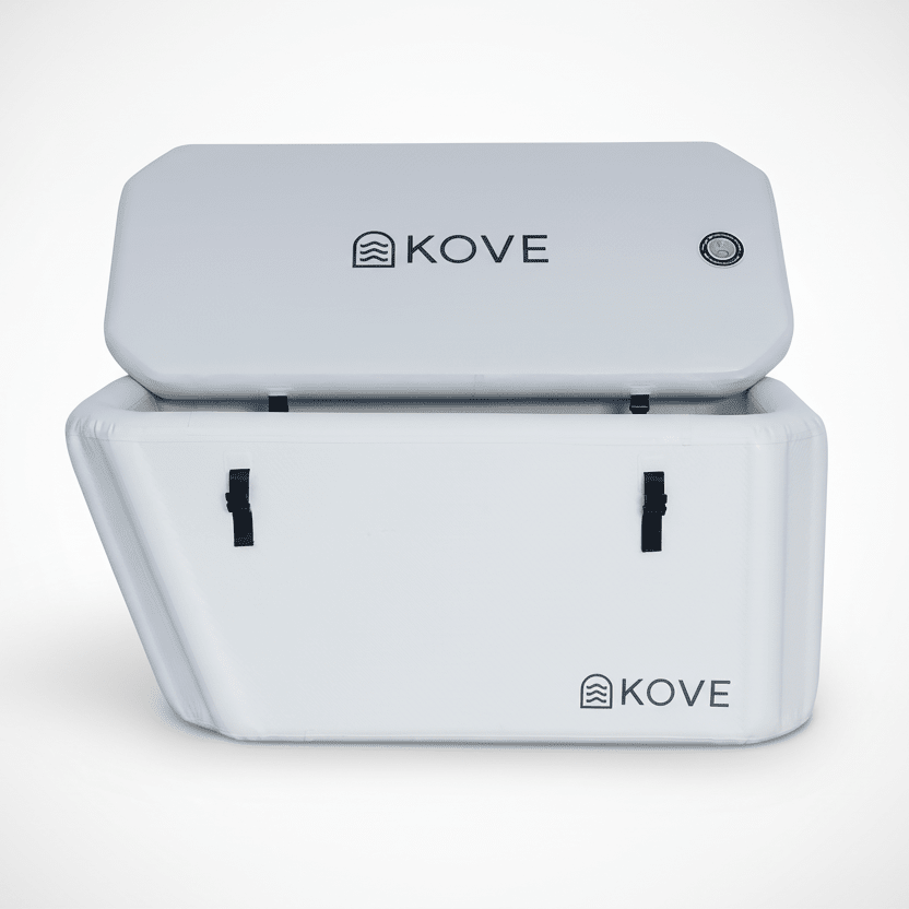 KOVE Elite Ice Bath – Premium Ergonomic Reclined Cold Plunge - Full Body Immersion - 450L (Chiller Compatible)
