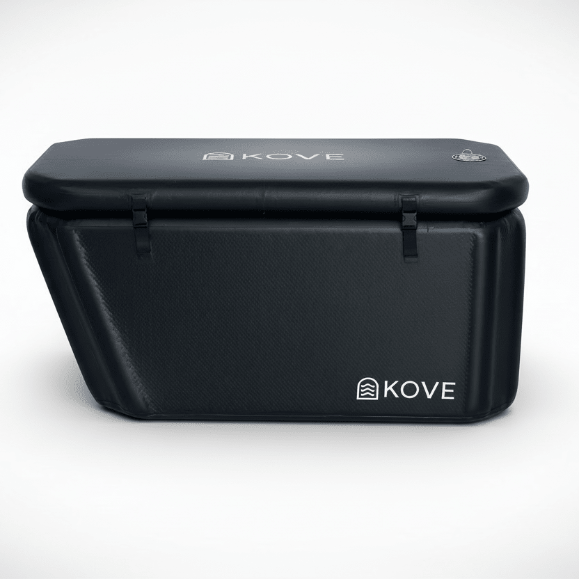 KOVE Elite Ice Bath – Premium Ergonomic Reclined Cold Plunge - Full Body Immersion - 450L (Chiller Compatible)