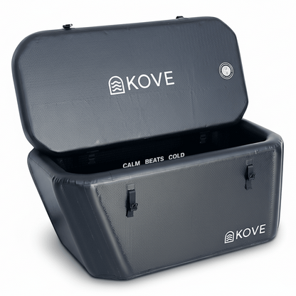 KOVE Elite Ice Bath – Premium Ergonomic Reclined Cold Plunge - Full Body Immersion - 450L (Chiller Compatible)