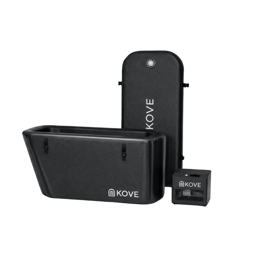 KOVE Elite Ice Bath – Premium Ergonomic Reclined Cold Plunge - Full Body Immersion - 450L (Chiller Compatible)