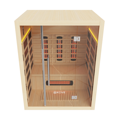 KOVE Full Spectrum Infrared Sauna – 3 Person