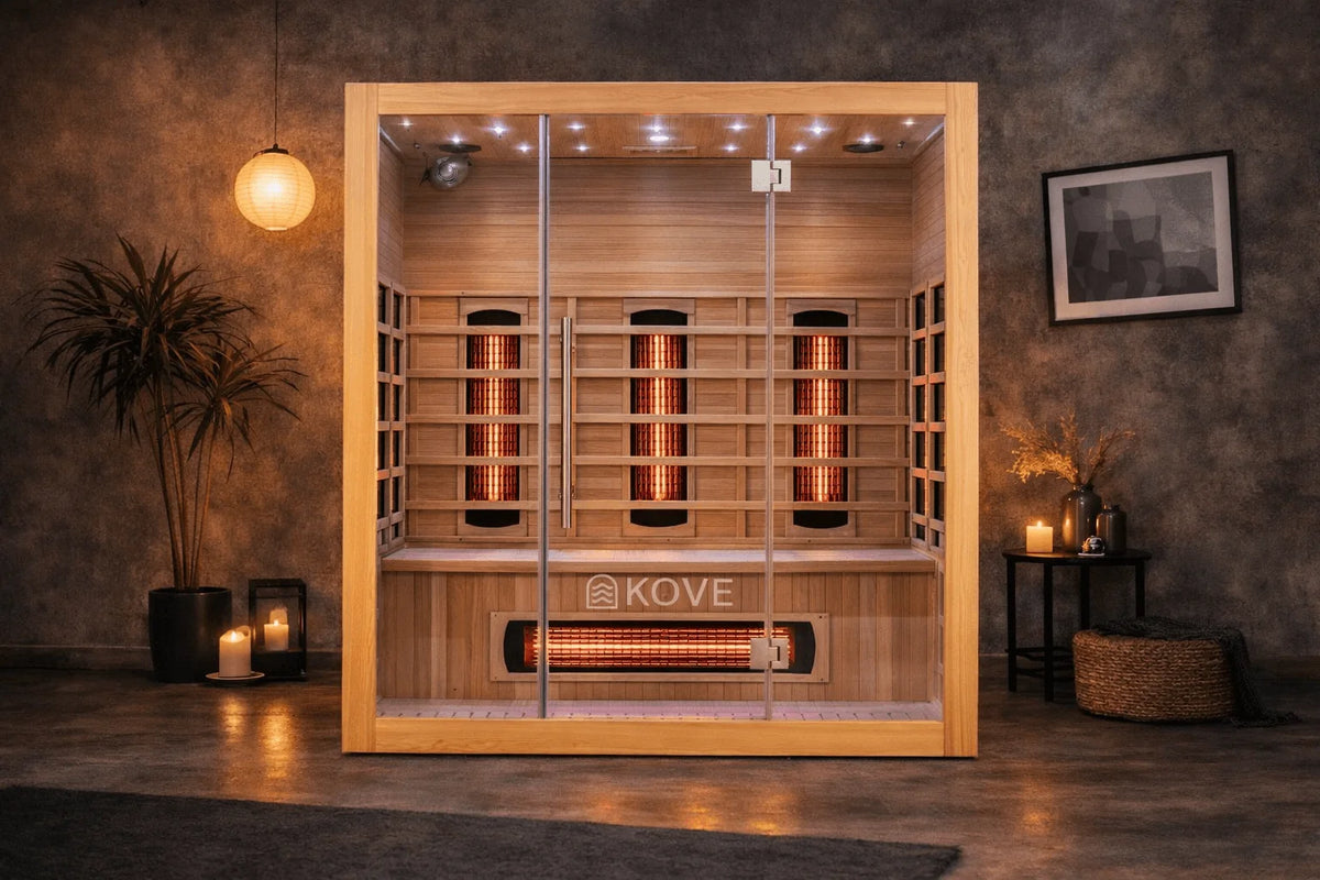 KOVE Full Spectrum Infrared Sauna – 3 Person