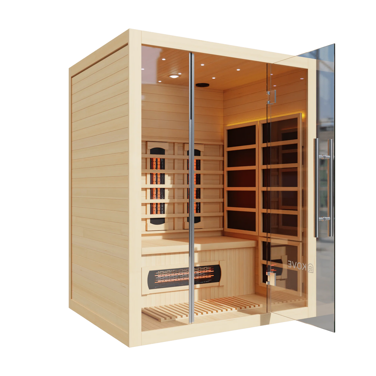 KOVE Full Spectrum Infrared Sauna – 3 Person