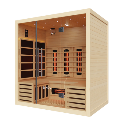 KOVE Full Spectrum Infrared Sauna – 4 Person