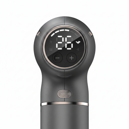 KOVE Hot & Cold Massage Gun with Long Handle – Deep Tissue Percussion Recovery Gun