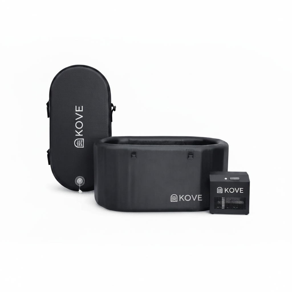 KOVE Pro Ice Bath – Premium Reclined Cold Plunge - Full Body Immersions - 450L (Chiller Compatible)