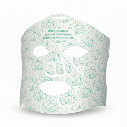 KOVE Red & Infrared LED Facial Mask – Multi-Wavelength Light Therapy with Cold Pack
