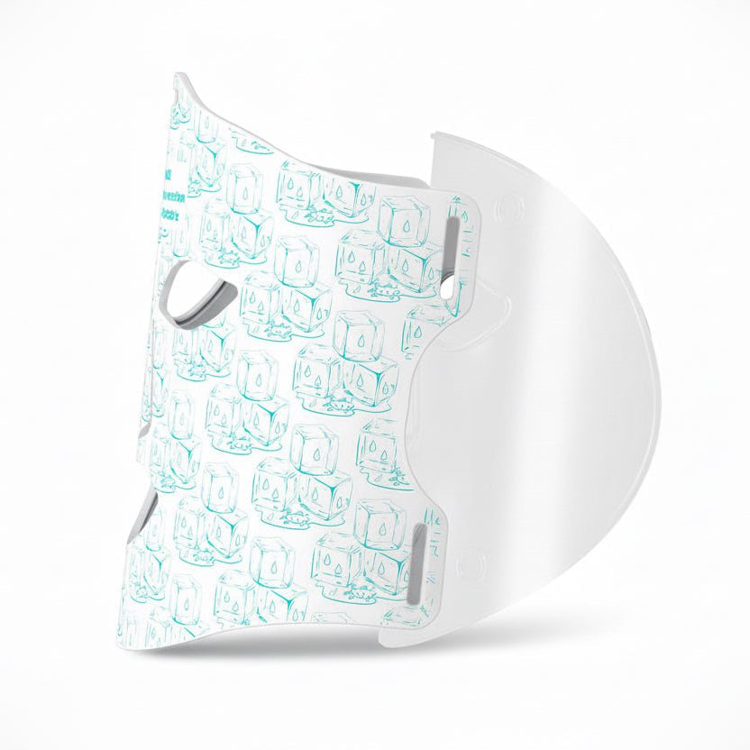 KOVE Red & Infrared LED Facial Mask – Multi-Wavelength Light Therapy with Cold Pack