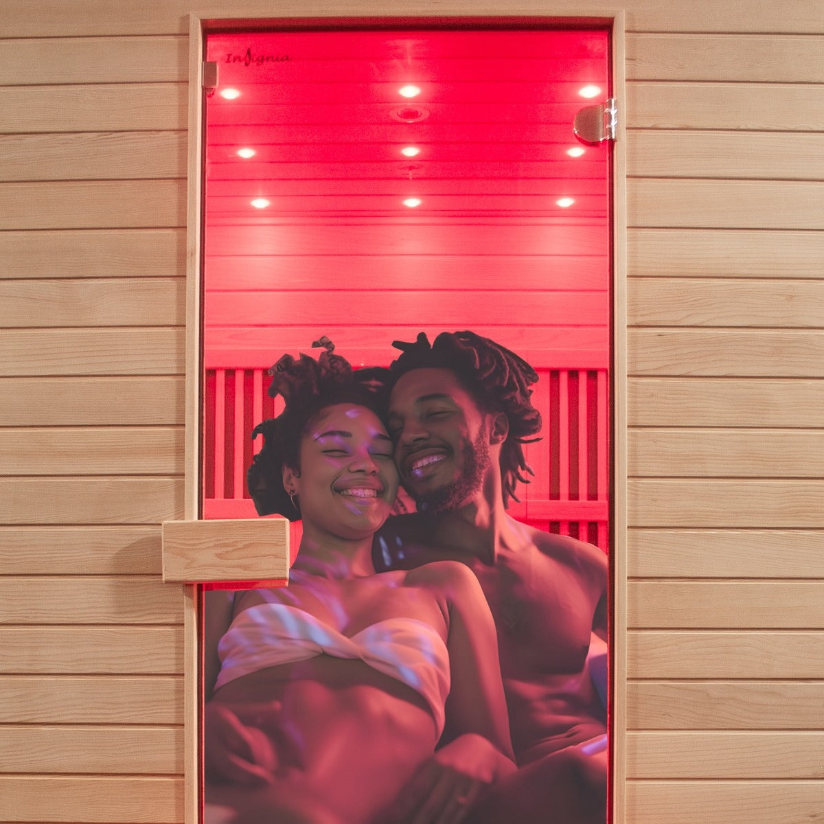 Insignia - KY008 - 2 Person Infrared Sauna
