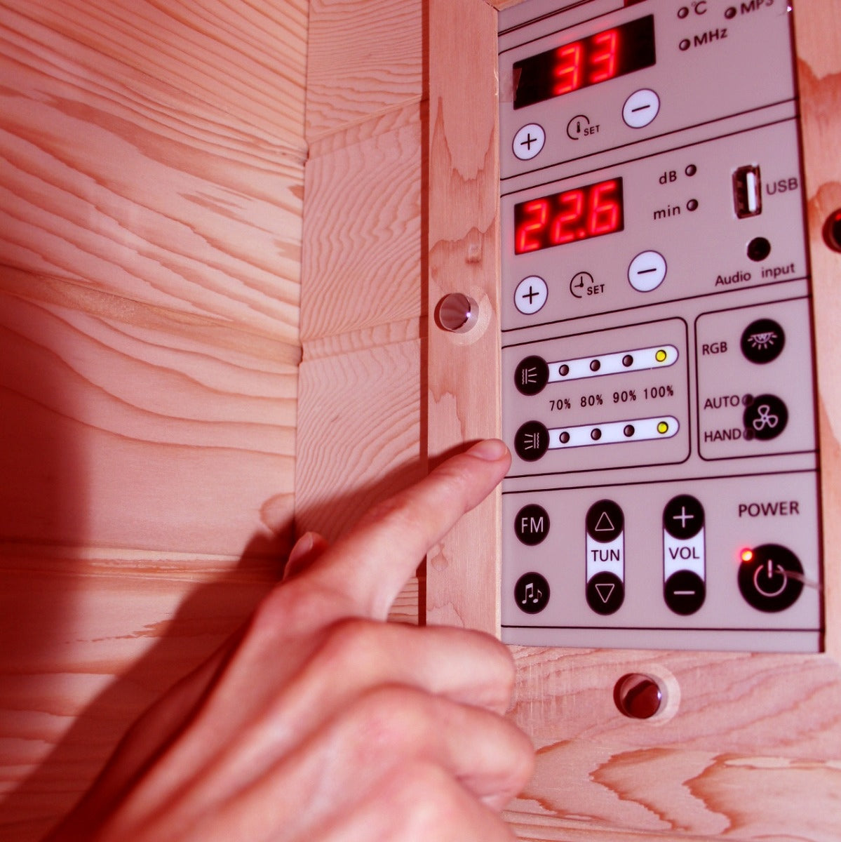 Insignia - KY008 - 2 Person Infrared Sauna