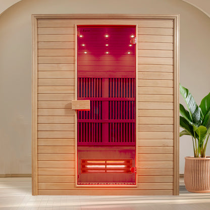 Insignia - KY008 - 2 Person Infrared Sauna