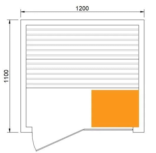 CenturaHeat - Double Bench Electric Steam Combined Sauna